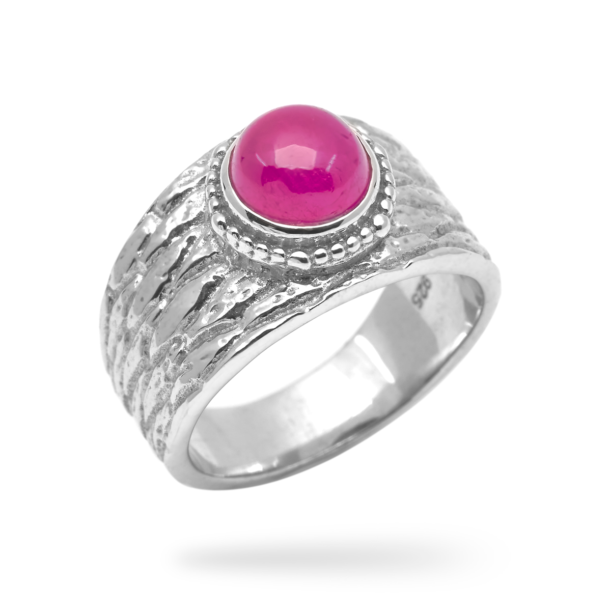 Bague rubis argent Jane